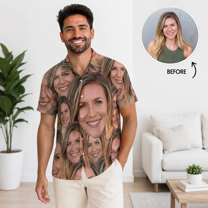 Custom Face Hawaiian Shirt