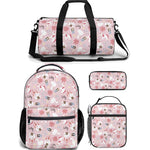 girls backpack lunch bag duffle bag combo