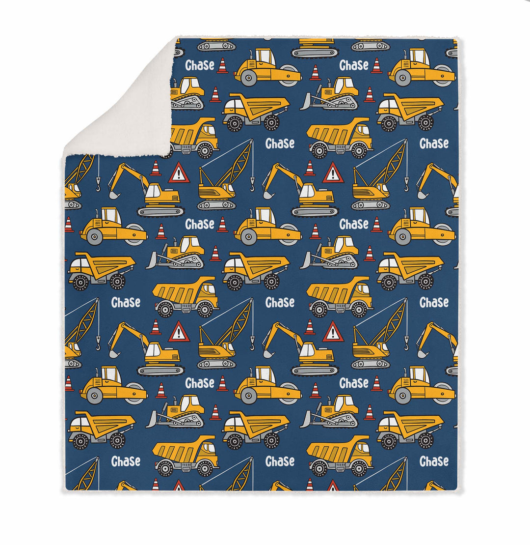 DOZER KIDS SHERPA BLANKET