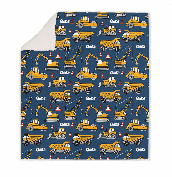 DOZER KIDS SHERPA BLANKET