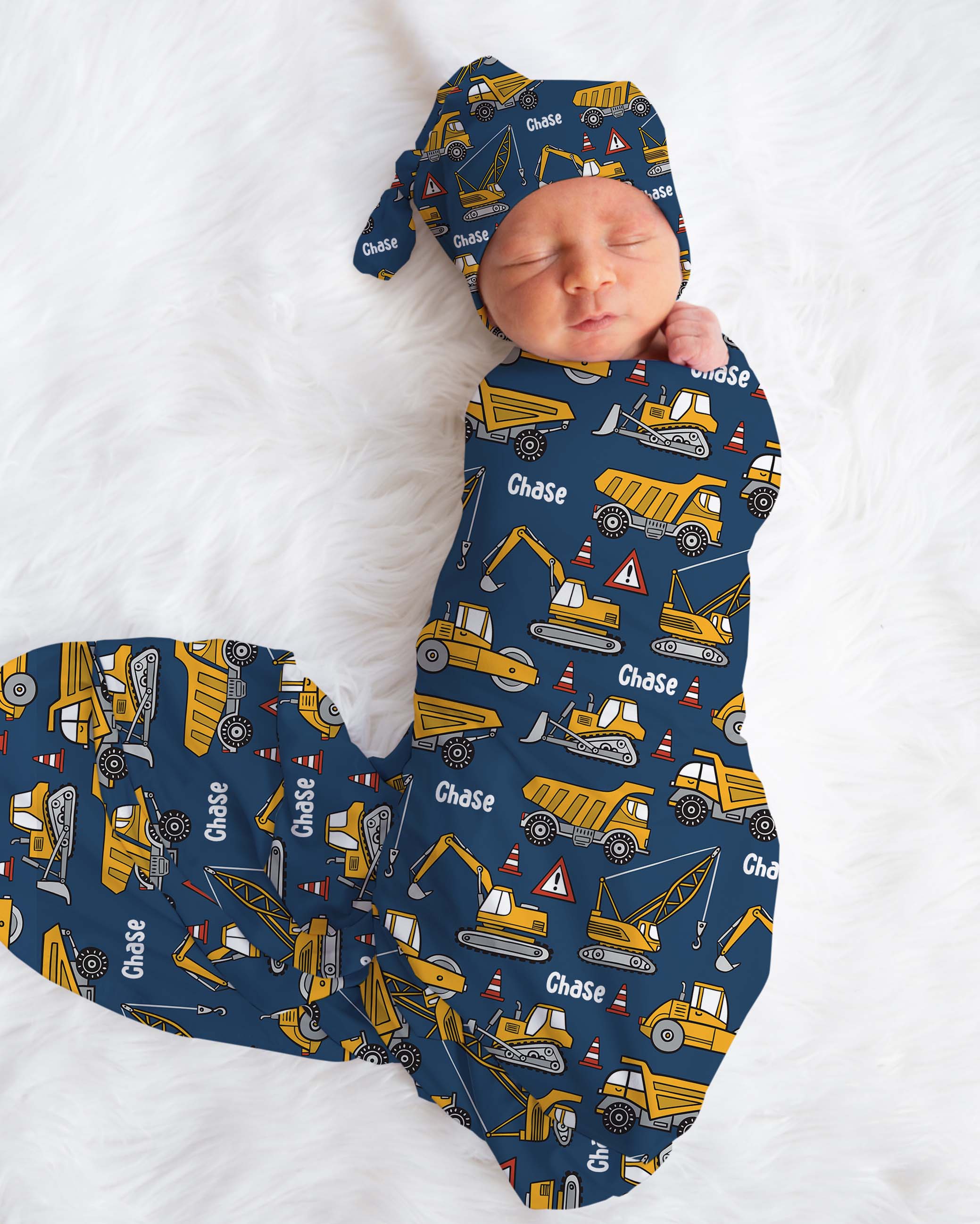 Personalised Swaddle Beanie Set The Custom Co