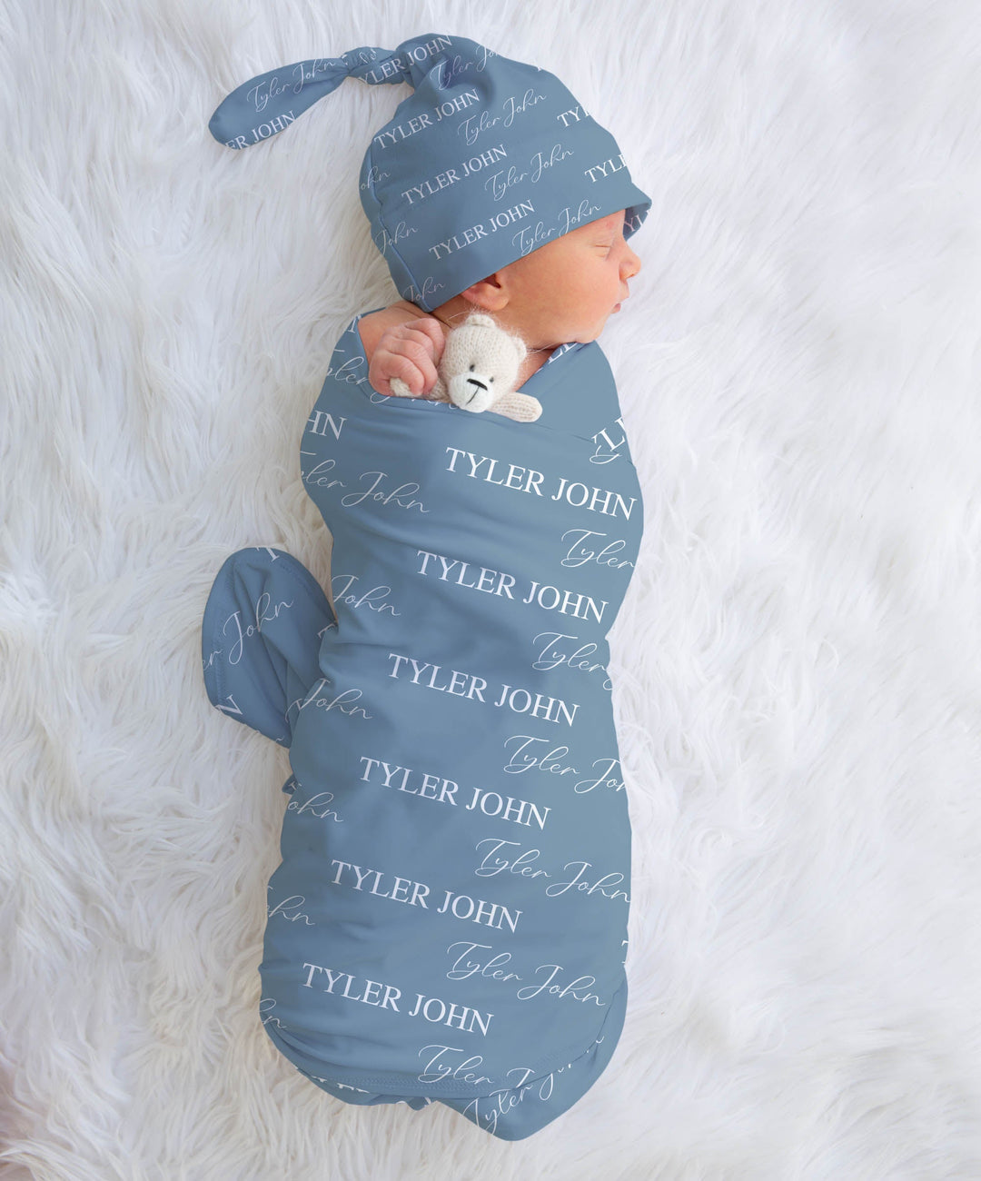 Baby Swaddle Blanket With Name Baby Boy Monogram Blanket Baby
