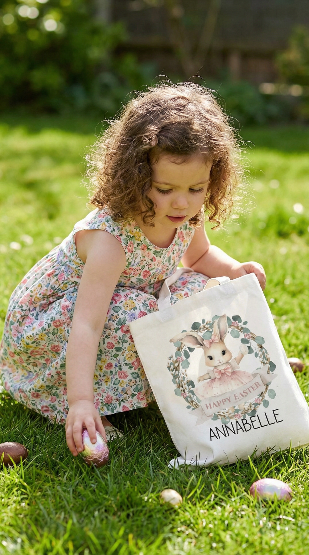 Personalised Easter Tote Bag