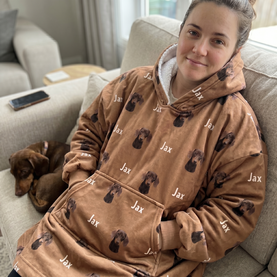 Personalised Pet Hoodie Blanket