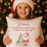 CHRISTMAS EVE BOX CUSTOM KIDS CUSHION