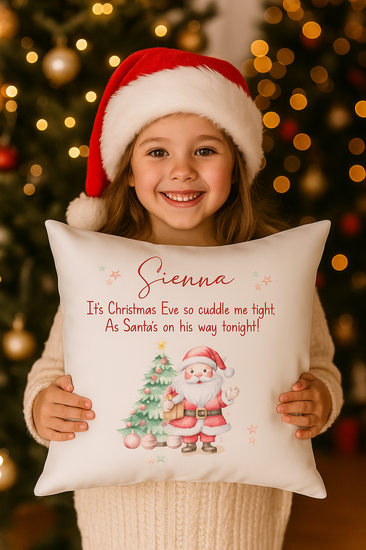 CHRISTMAS EVE BOX CUSTOM KIDS CUSHION