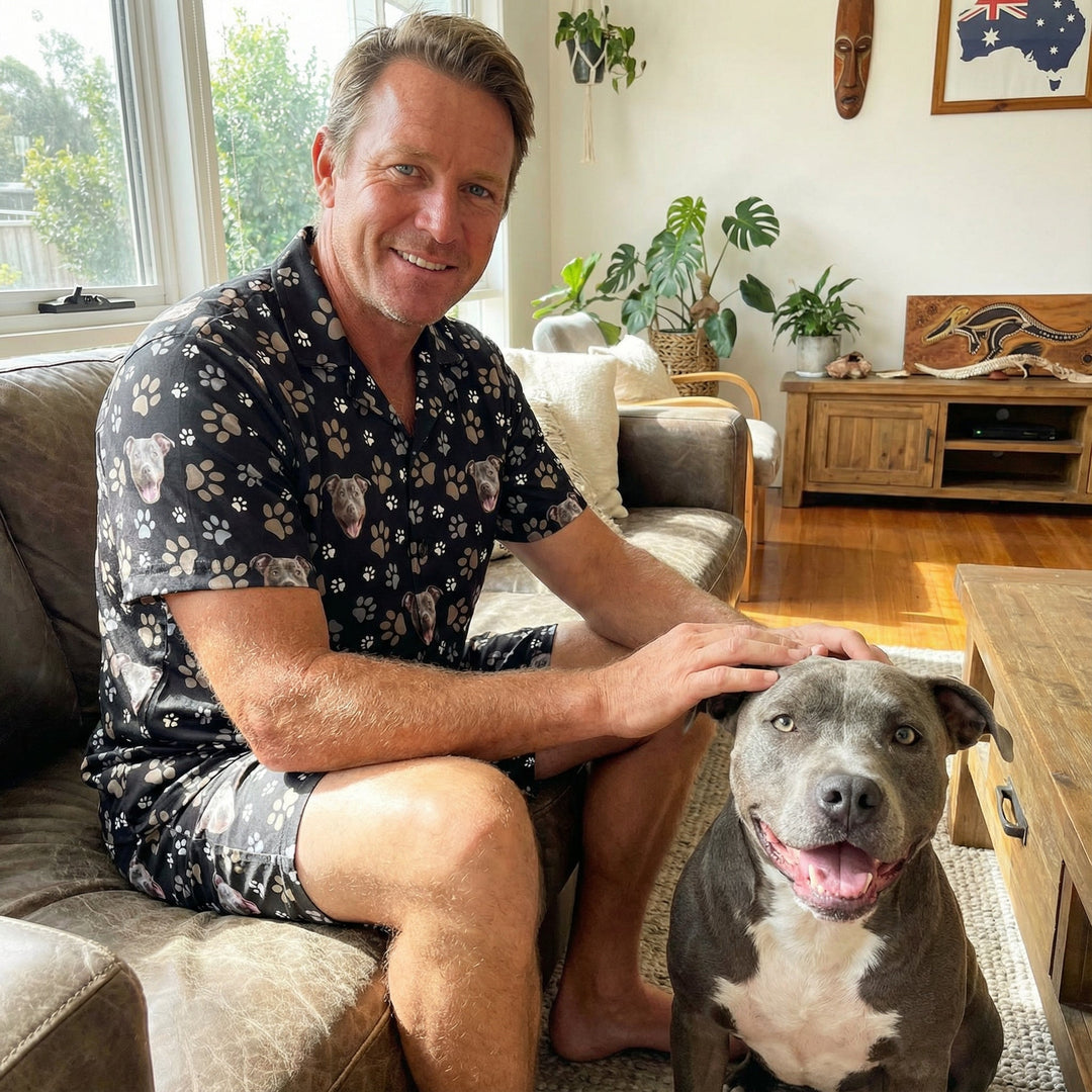 Pet Pyjama Set – Custom Dog Print Short Pyjamas