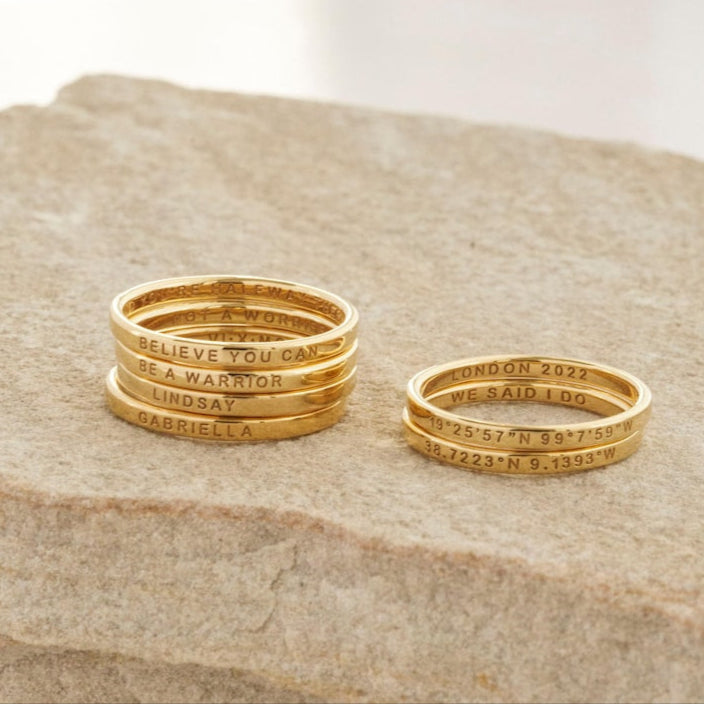 Custom Dainty Stacking Ring