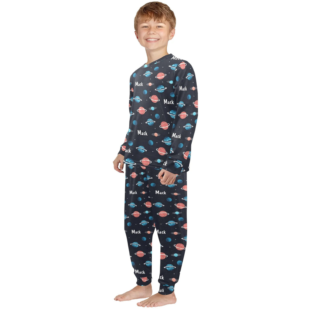 Personalised Kids Long Sleeve Pyjamas - The Custom Co