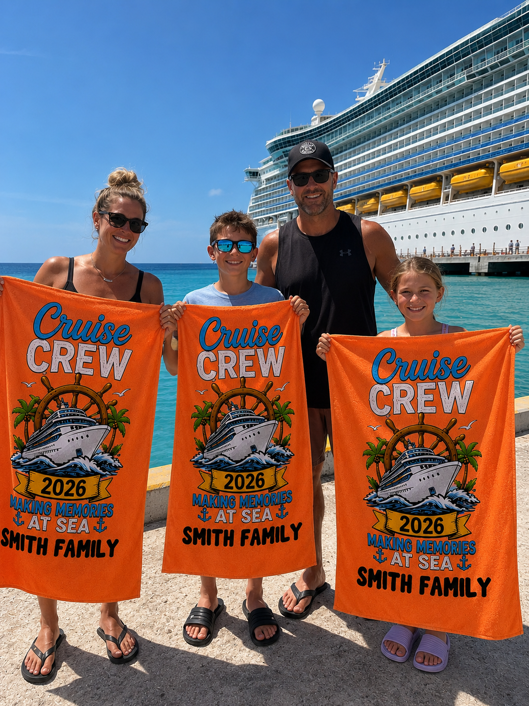 Making Memories Cruise 2026 | Personalised Quick Dry Sand-Free Towel