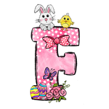 Easter Bow Initial Enamel Mug