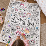 Dumpling Squishy Colouring Blanket