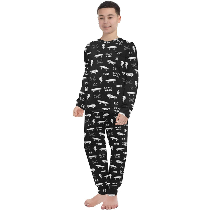 Personalised Kids Long Sleeve Pyjamas - The Custom Co