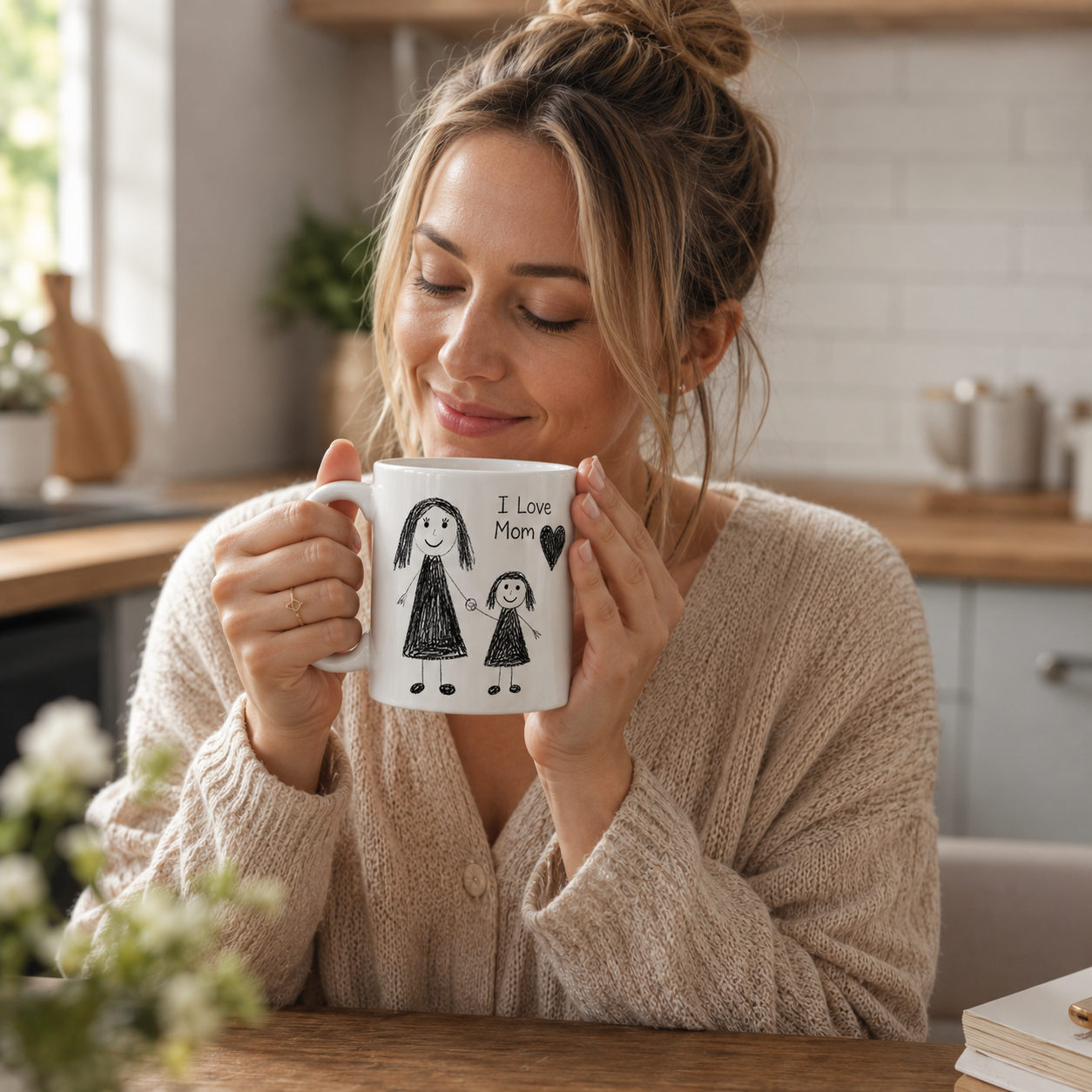 Personalised Colouring-In Mug for Mum