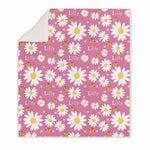 FLOWER SHERPA BLANKET