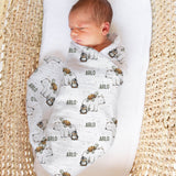 Personalised Muslin Swaddle Wrap