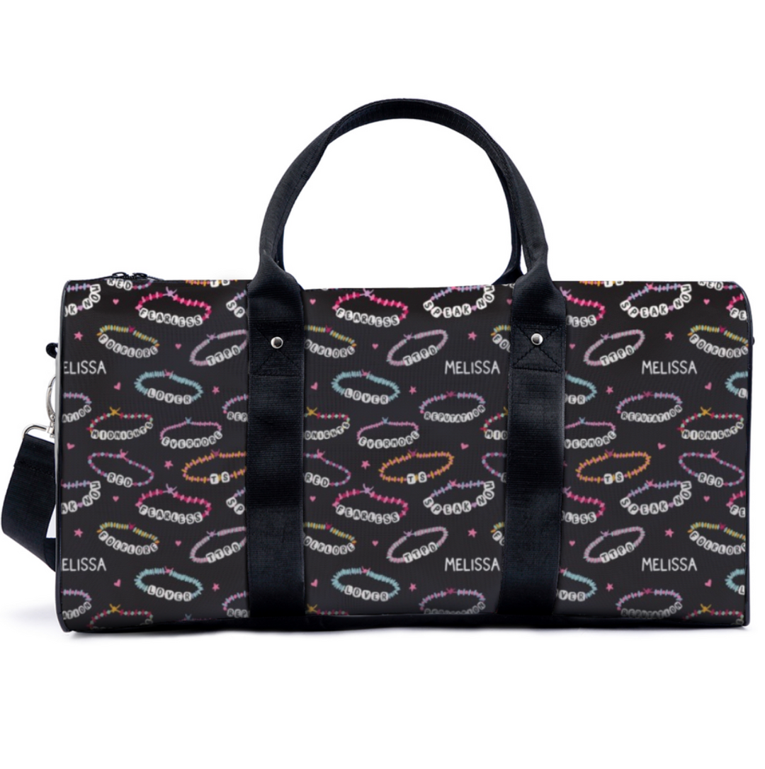 personalised overnight travel bag