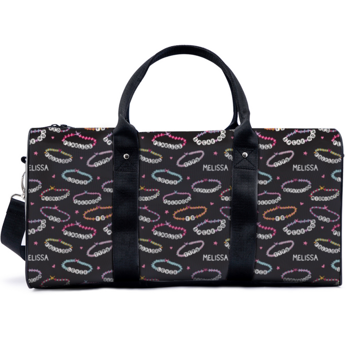 personalised overnight travel bag