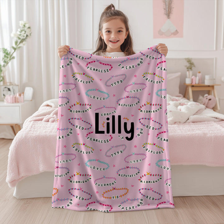 Personalised friendship Blanket – girls swifty Design