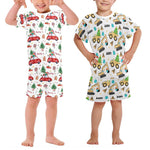 Personalised Christmas Kids Pyjamas - Short Sleeve - The Custom Co