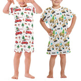 Personalised Christmas Kids Pyjamas - Short Sleeve - The Custom Co