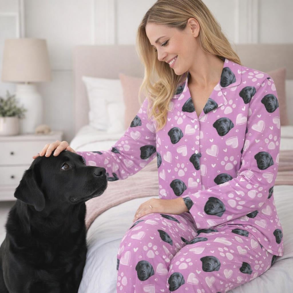 Pet Pyjama Set – Custom Dog Print Long Sleeve Pyjamas