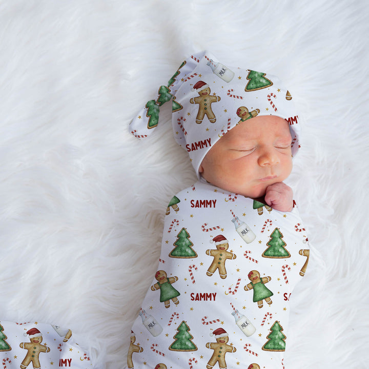 Christmas Swaddle Wrap & Beanie