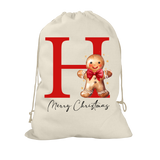 Gingerbread Man Santa Sack