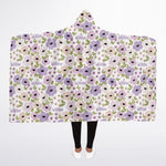 HOODED BLANKET FLORAL