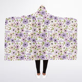 HOODED BLANKET FLORAL