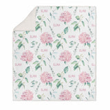 FLORAL SHERPA BLANKET