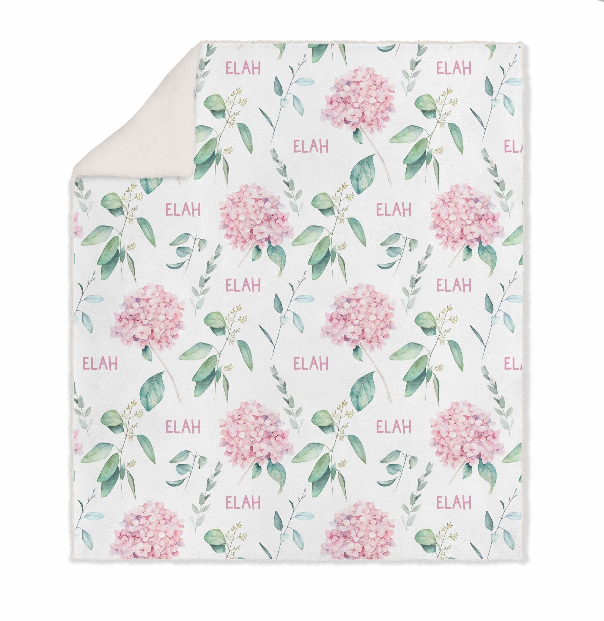 FLORAL SHERPA BLANKET