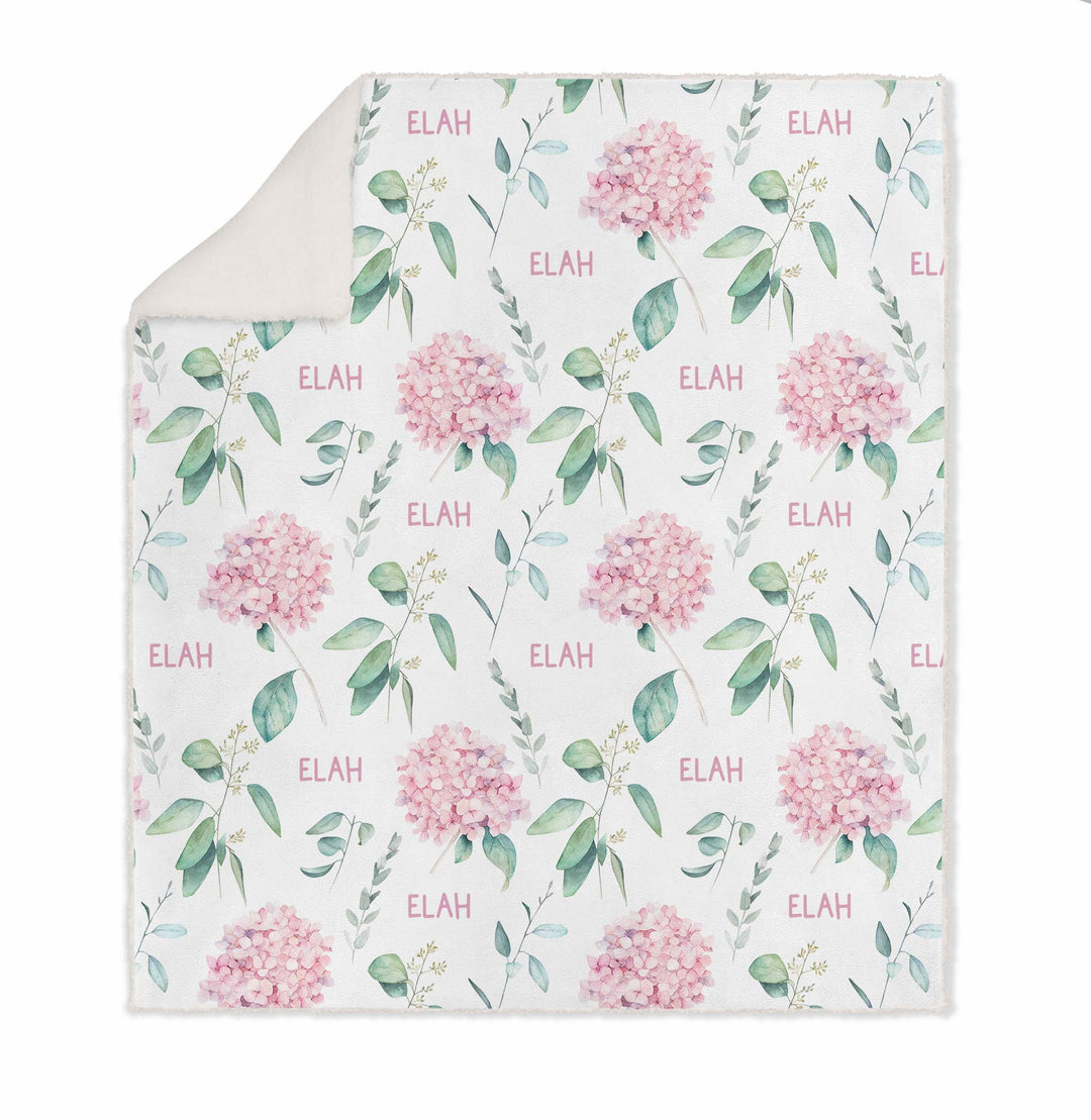 FLORAL SHERPA BLANKET