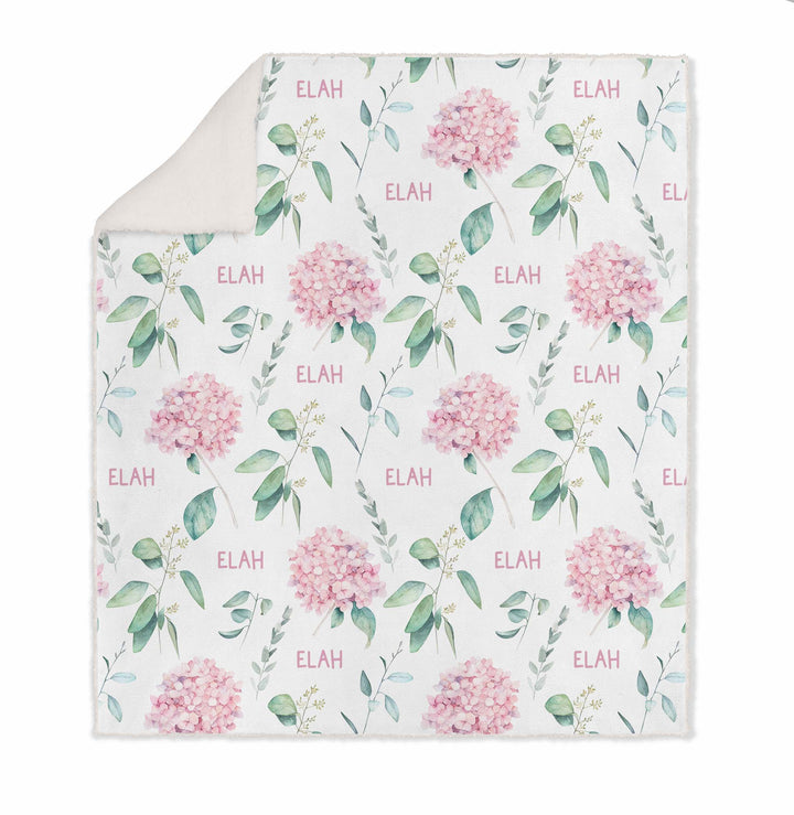 FLORAL SHERPA BLANKET