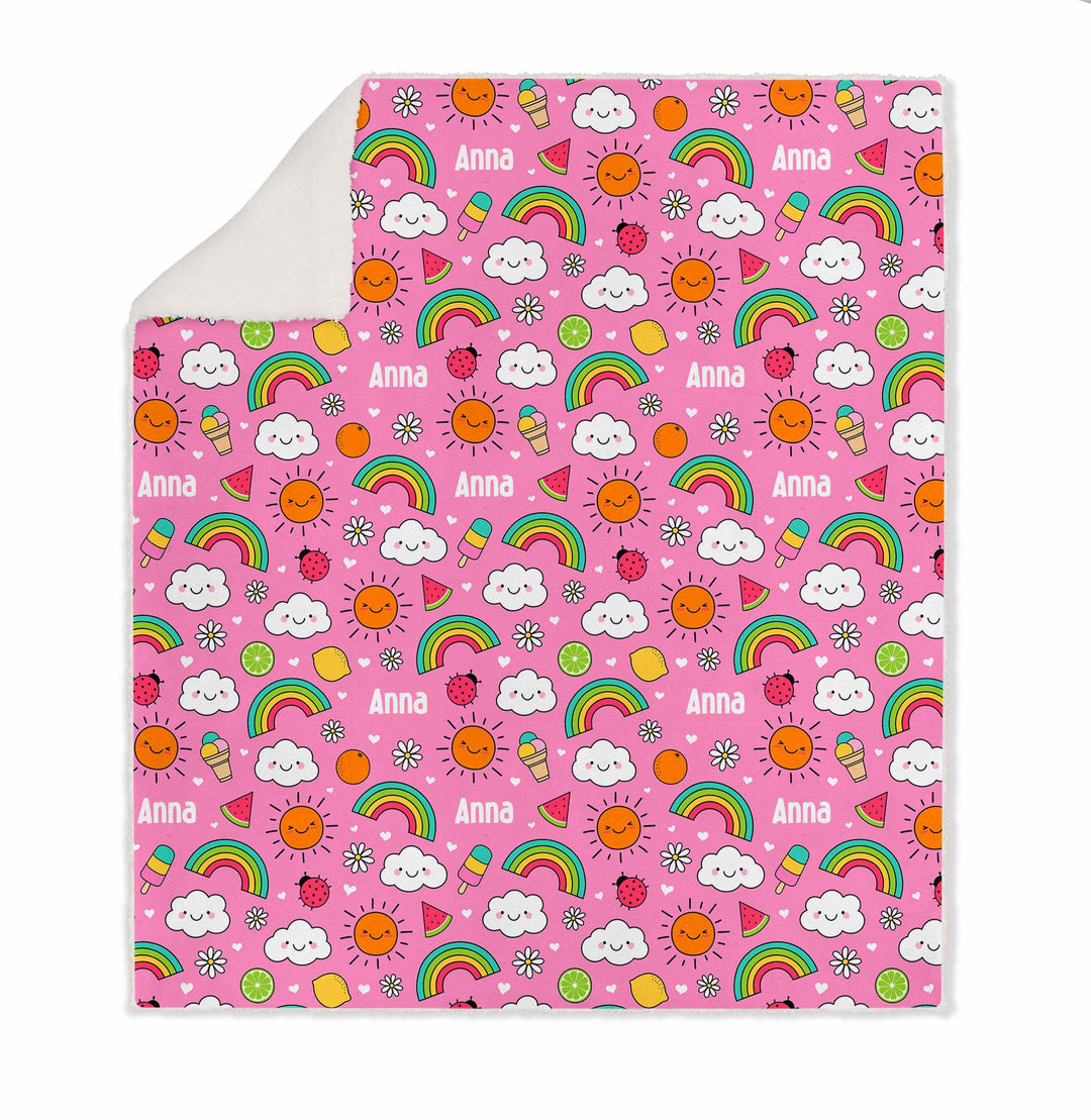 GIRLS SHERPA BLANKET