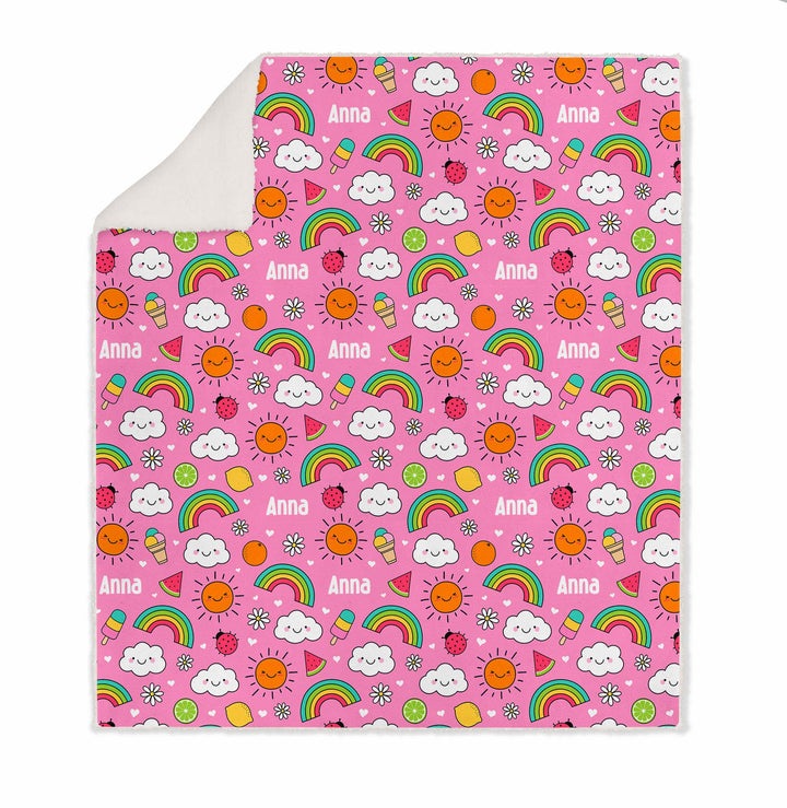 GIRLS SHERPA BLANKET