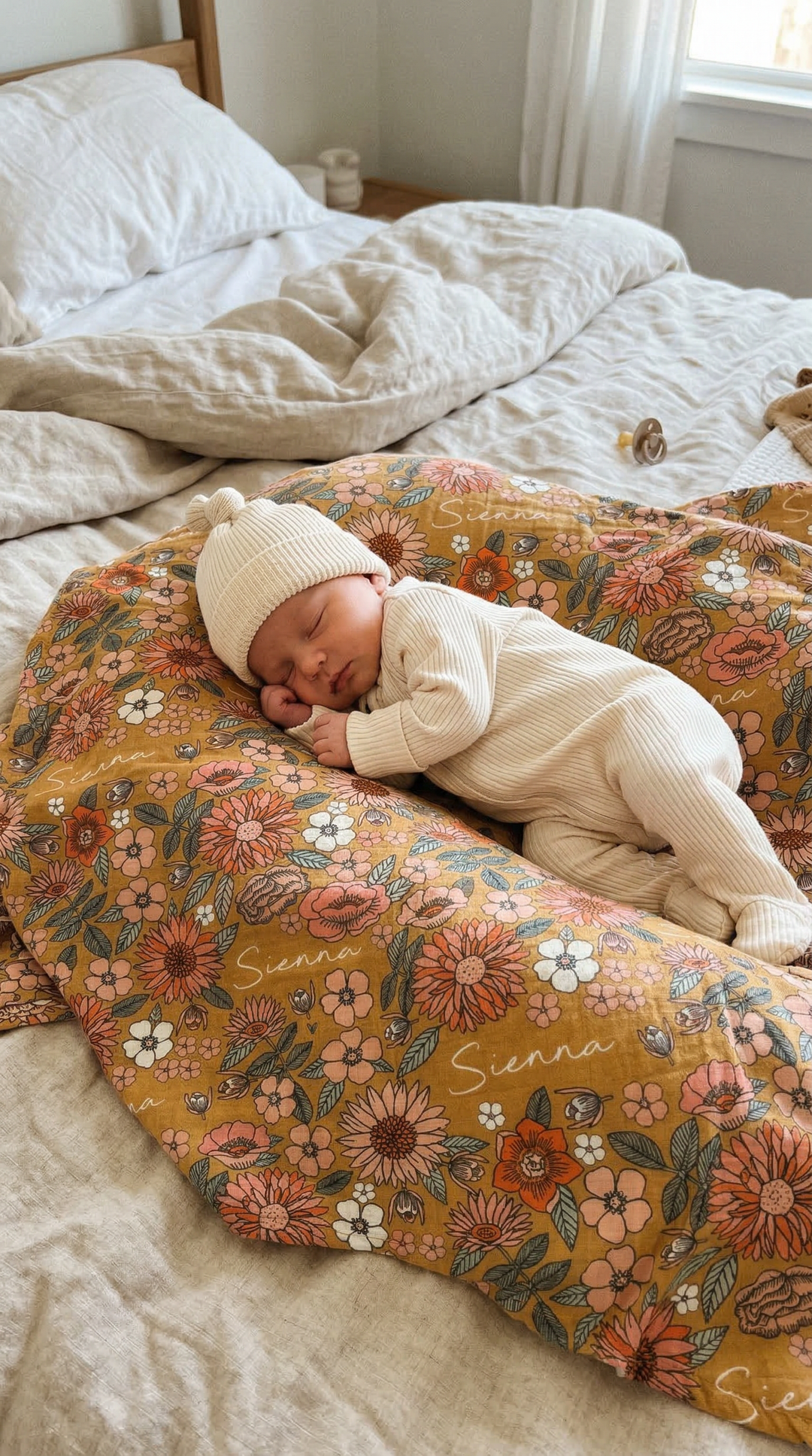 Personalised Muslin Swaddle Wrap