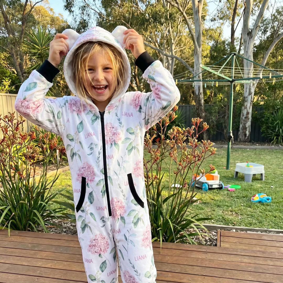 Personalised Hooded Onesie — Kids Loungewear