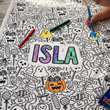 Halloween Colouring Blanket