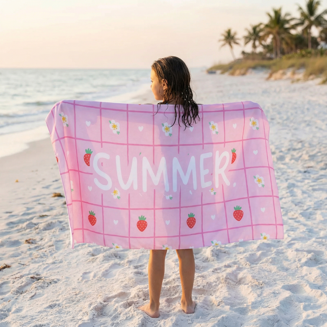 kids beach towel custom | the custom co