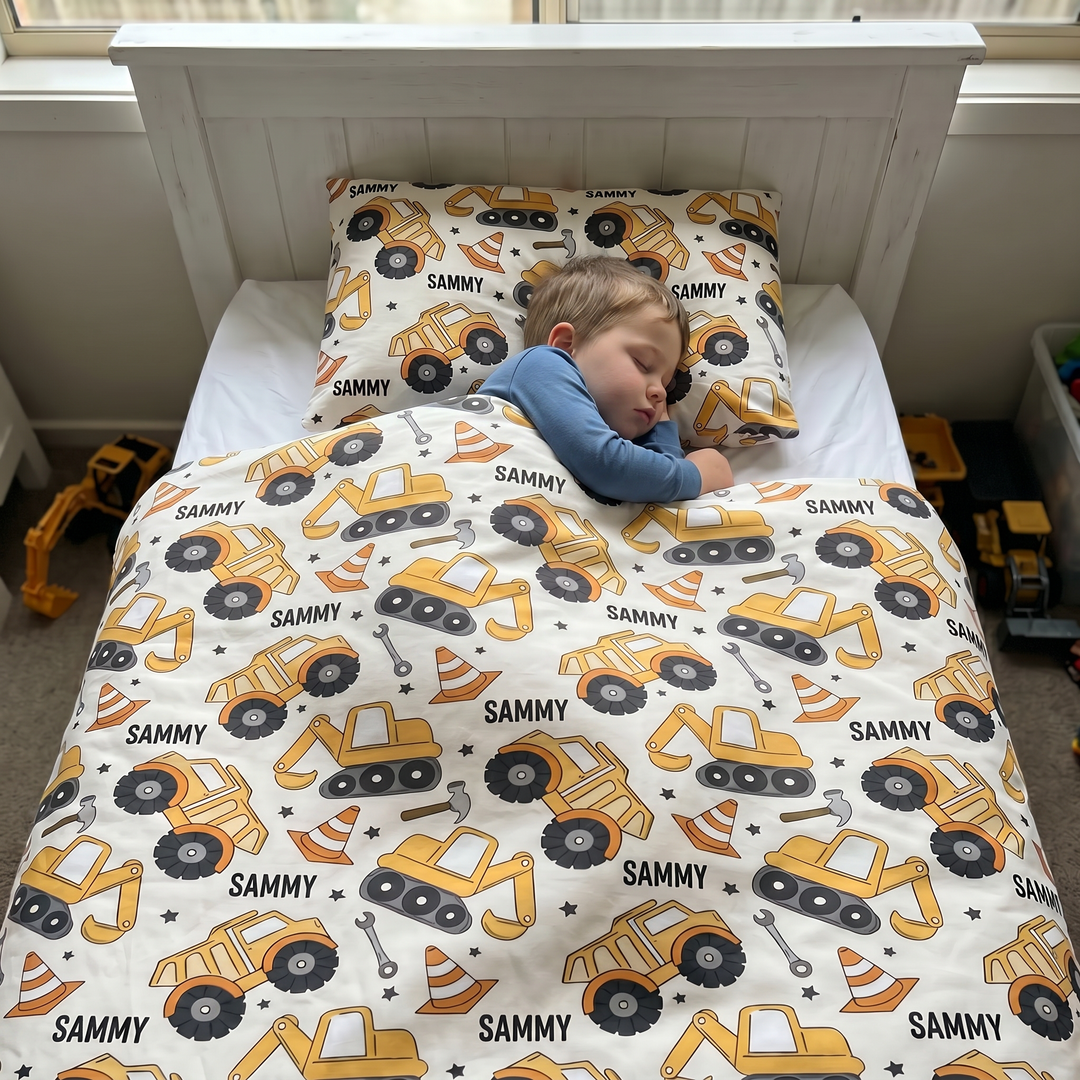 Personalised Kids Quilt Cover &amp; Pillowcase Set