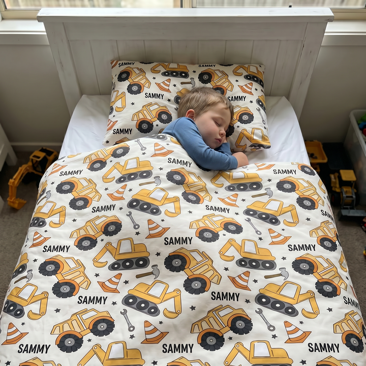 Personalised Kids Quilt Cover &amp; Pillowcase Set