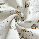 Personalised Muslin Swaddle Wrap