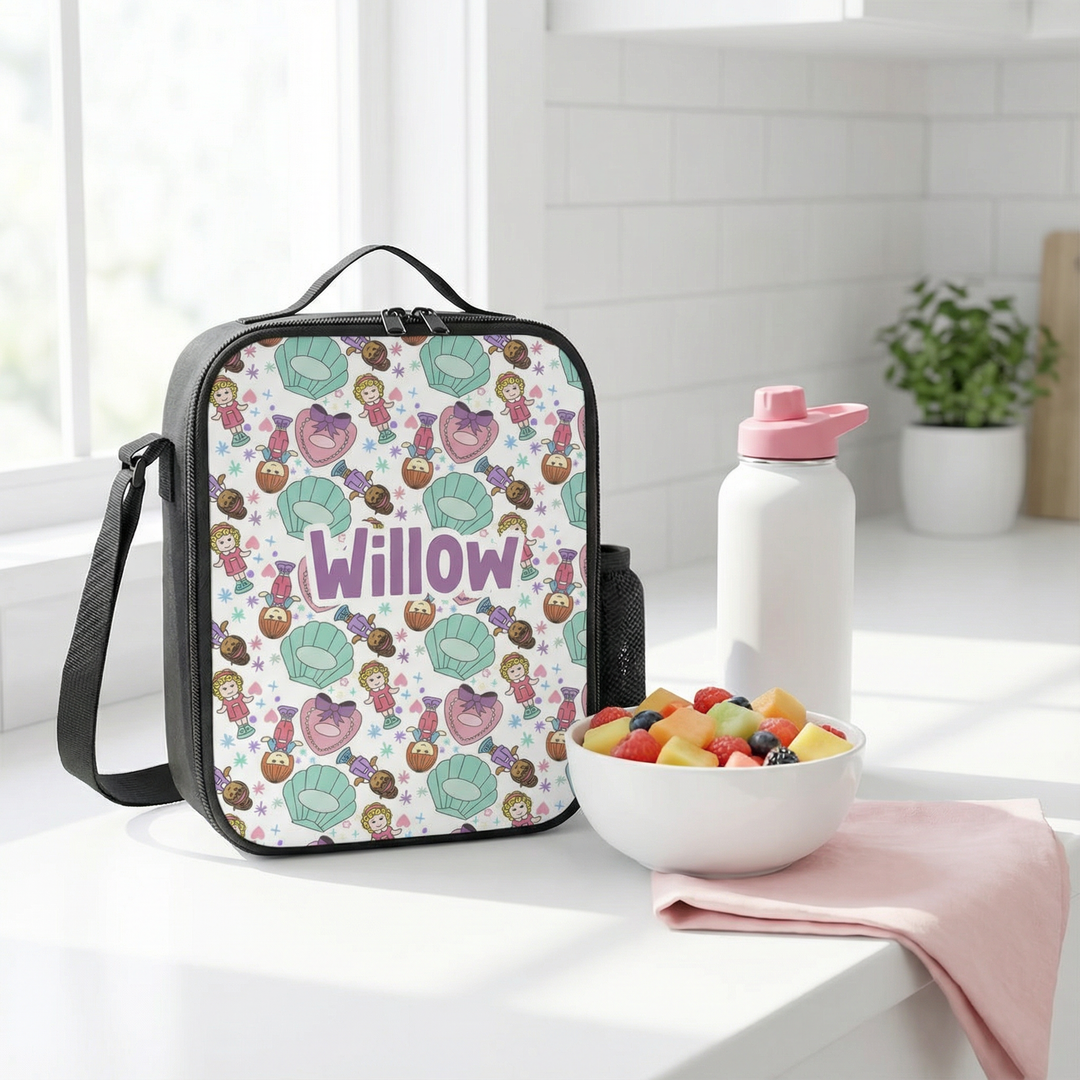 Personalised insulated lunch bag made