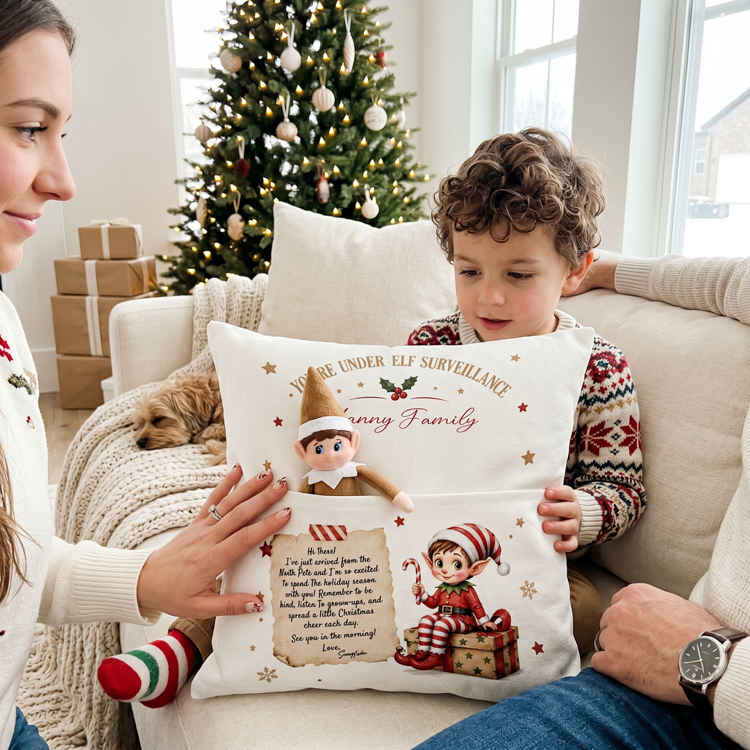 Elf Surveillance Pocket Cushion