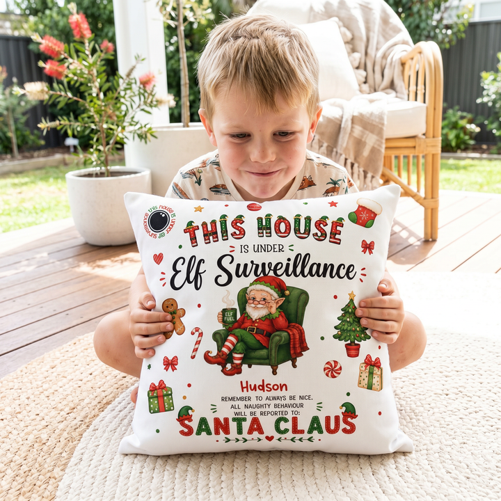 Elf Surveillance Cushion