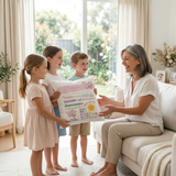 Floral Hugs Cushion with Insert — Personalised Mother's Day Gift