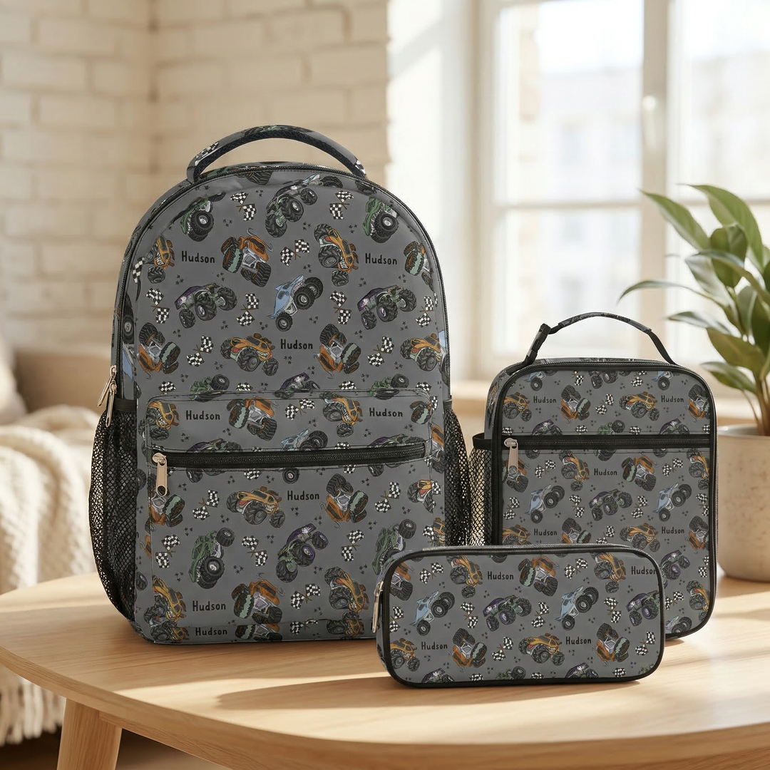 Personalised Duffle Bag, Backpack, Lunch Bag + Pencil Case Value Combo