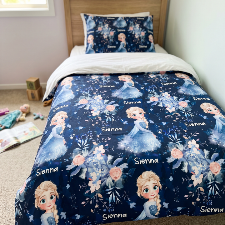 Personalised Kids Quilt Cover &amp; Pillowcase Set