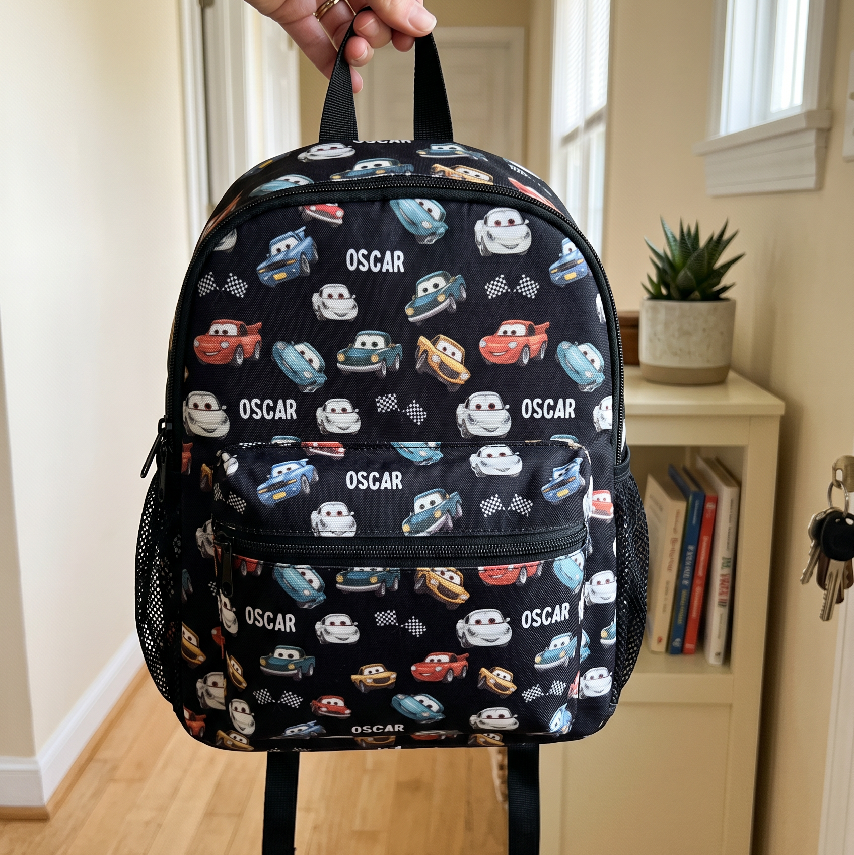 Personalised small daycare backpack in durable Oxford fabric, daycare and kindy essential - The Custom Co
